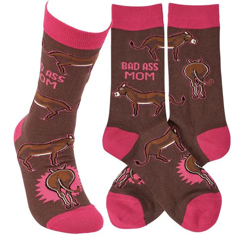 Bad Ass Mom Socks By Primitives By Kathy Fairy Tales Inc The