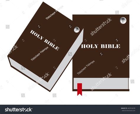 bible closed vector illustration stock vector royalty