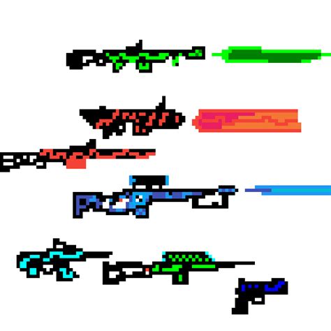 Editing PIXEL LASER GUNS Free Online Pixel Art Drawing Tool Pixilart