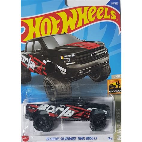 HOT WHEELS CHEVY SILVERADO TRAIL BOSS LT BAJA BLAZERS Shopee Brasil