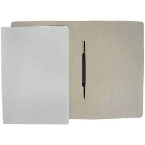 Pasta Grampo Trilho Papelão - Pasta Com Grampo Trilho Ofício Papelão Plastificado Branco Polycart 20 ...