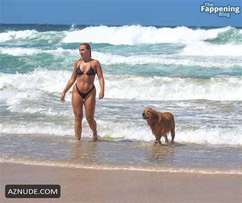 Eden Harper Stuns In Sexy Revealing Bikini At Gold Coast Beach Party