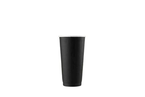 Buy Now 16 Oz PE Lined Double Wall Paper Hot Cup Black 500 Cups Case This Element