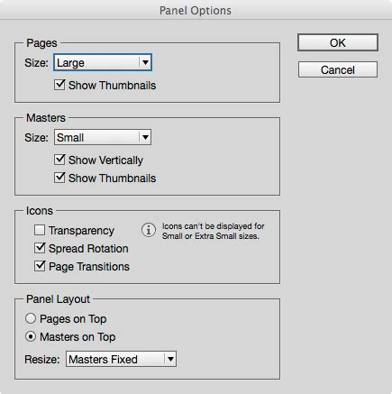 how to create master pages in indesign