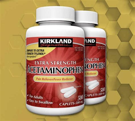 Kirkland Signature Extra Strength Acetaminophen Mg Caplets