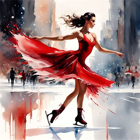 woman ice dancing  stock photo public domain pictures