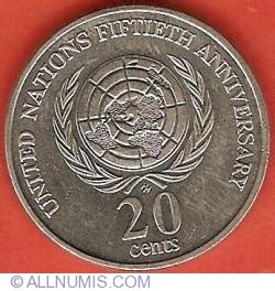 Cents Th Anniversary United Nations Commemorative Misc