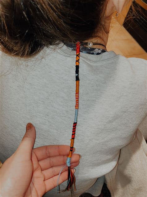 Hair Wrap With Desert Themed Colors Perfect For That Southwestern Vibe