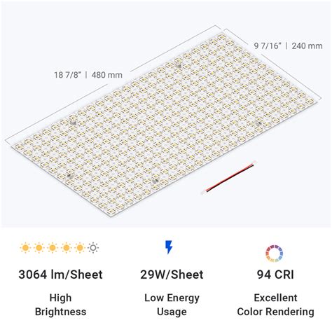 Led Light Sheets Thin And Flexible Sheets For Signage Lighting