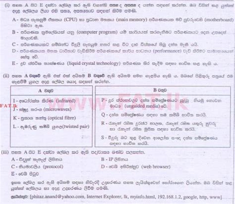 National Syllabus Ordinary Level O L Information Communication