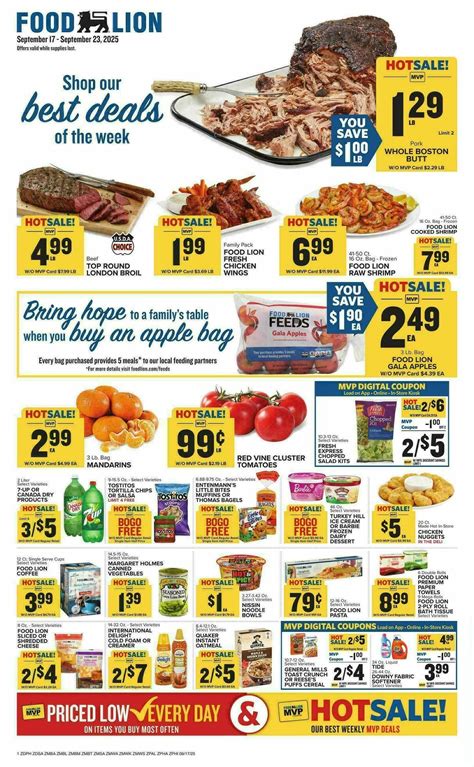 Food Lion Weekly Ad from September 17