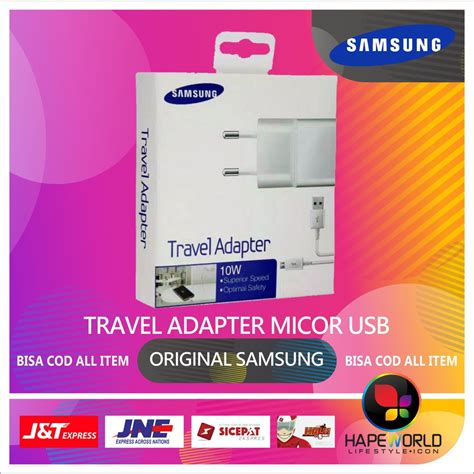 Jual Travel Adapter Charger Hp Type Micro Usb Samsung Original