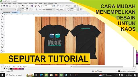 Cara Membuat Mockup Kaos Distro Menggunakan Coreldraw Membuat Mockup