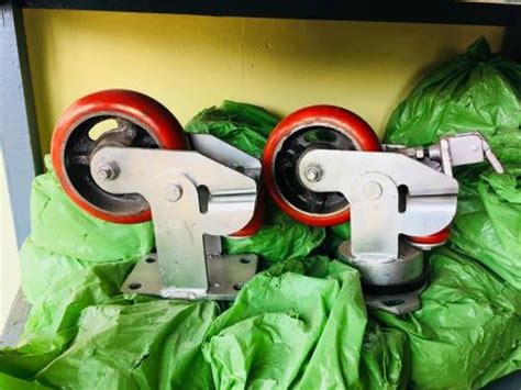 Polyurethane Stainless Steel Heavy Duty Forging Shocker Type Casters