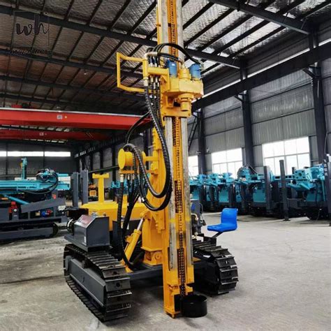 Linyi High Efficiency Hydraulic Crawler Pile Driver Photovoltaic Solar Spiral Pile Drilling Rig