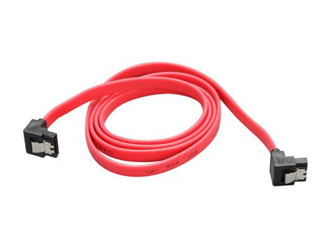 Open Box Rosewill Rcab Sata Iii Red Flat Cable W Locking Latch