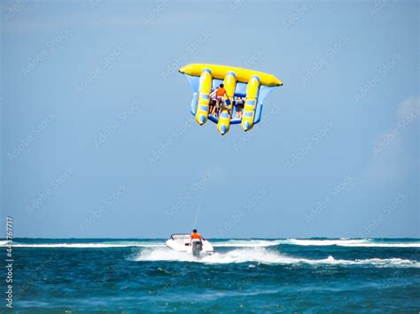 Flying Fish Water Sport Activity In Tanjung Benoa Bali Indonesia