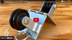 Homemade Pulley System - HomemadeTools.net