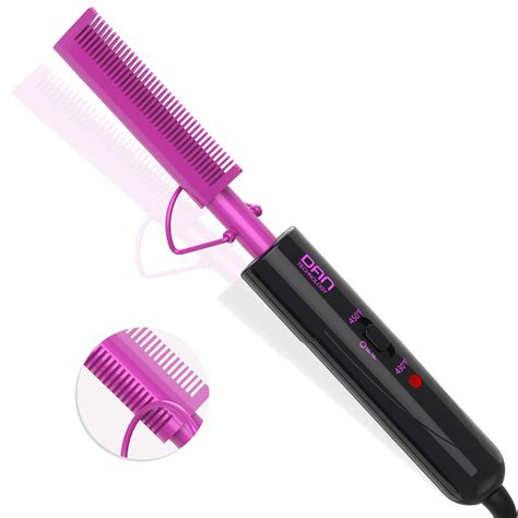 DAN Tech In Electric Hot Comb Iron Anti Scald Creamic Heat Pressing Comb Walmart