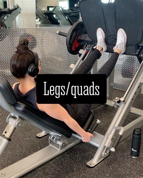 Stephanie On Instagram “legsquads • 1 Leg Press 4x10 2 Squat 4x8 3 Calf Raise 4x15 4