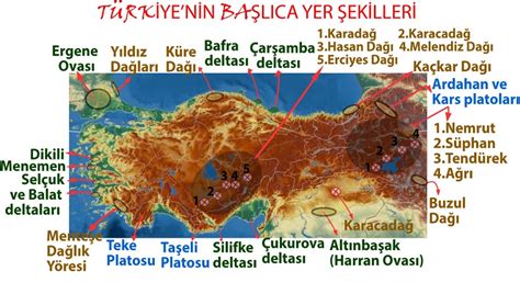 Türkiye nin Yeryüzü Şekillerinin Özellikleri