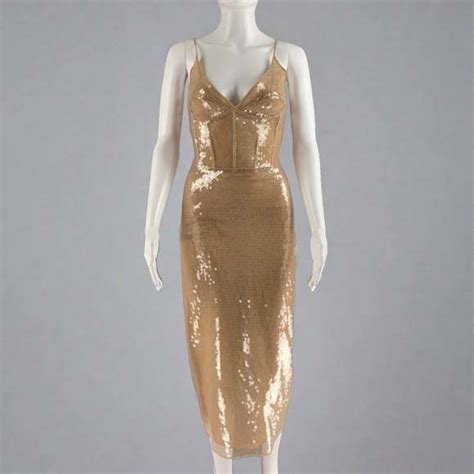 David Koma Dresses David Koma Beige Nude Mesh Spaghetti Straps Cocktail Dress Poshmark