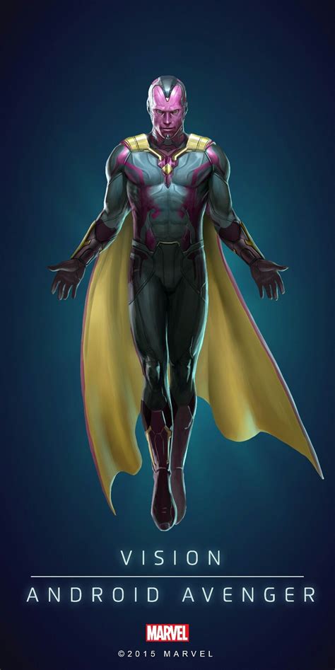 Vision Marvel Marvel Comics Art Avengers