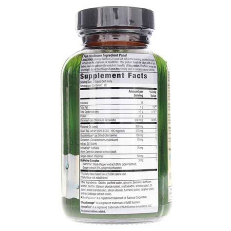 Berberine Body Fat Burner Irwin Naturals