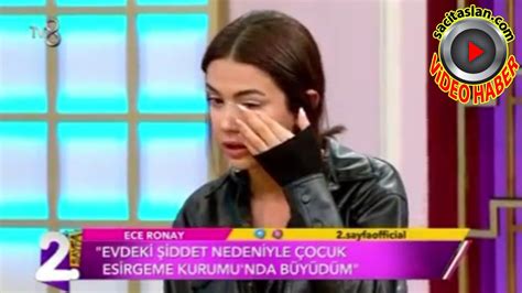 Ece Ronay canlı yayında gözyaşlarına boğuldu SacitAslan