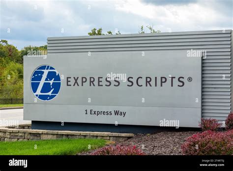 ST. LOUIS, MO, USA - OCTOBER 19, 2023: Express Scripts corporate ...