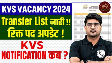 KVS New Notice KVS Vacant Post Update KVS Latest News KVS