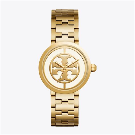 Introducir Imagen Tory Burch Reva Gold Tone Stainless Steel Women S