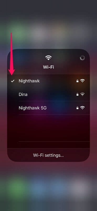 How To Switch Wi Fi Networks On Iphone Ipad From Control Center