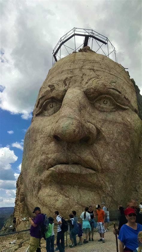 crazy horse volksmarch camp   worlds largest carving