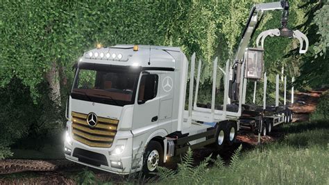 Camion Forestier Mercedes Benz Actros 1845 Autoload Fs19 Fs22 Mod