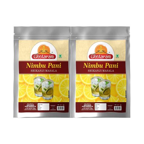 Ghotaram Pahari Nimbu Pani Shikanji Masala India S Popular Summertime