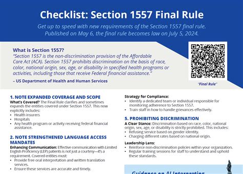 Section Final Rule Checklist Masterword