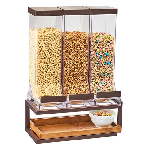 Cal Mil 3909 84 Countertop Cereal Dispenser 3 10 Liter Hoppers