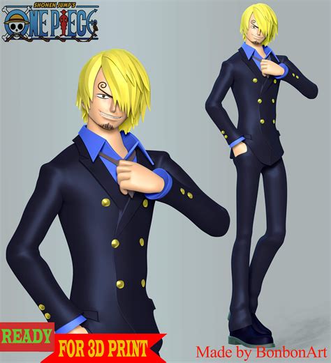 Sanji One Piece 3D Model By Bon Bon Art