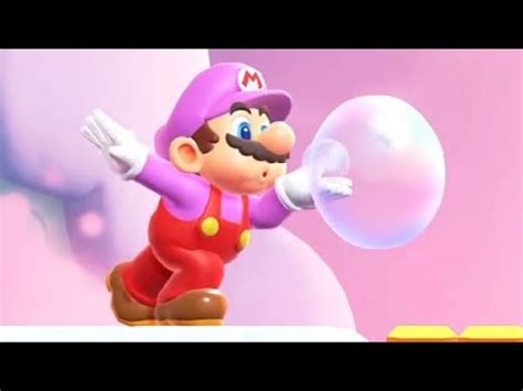 Beating Jump Jump Jump Level Only Using Bubble Powerup In Super Mario