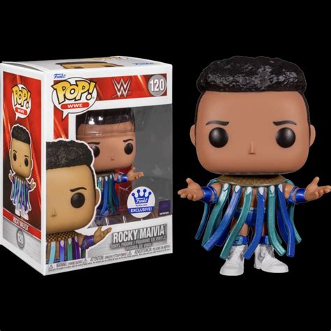 Funko Pop Wwe Rocky Maivia The Rock Metallic Funko Exclusive