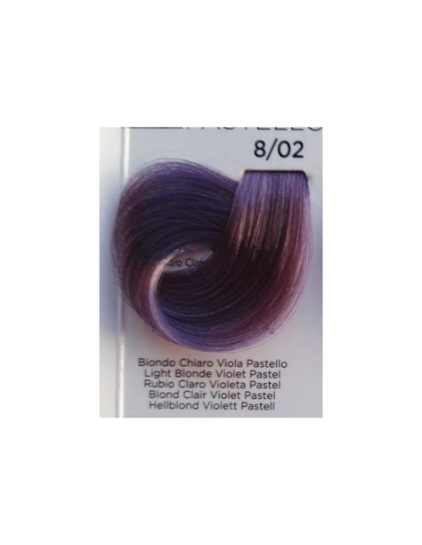 Tinta Biondo Chiaro Viola Pastello 8 02 100 Ml Inebrya Color Hair E