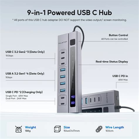 Powered USB 3.2 HUB