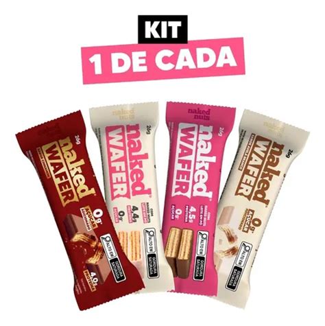Naked Wafer G Sabores Variados Naked Nuts MercadoLivre