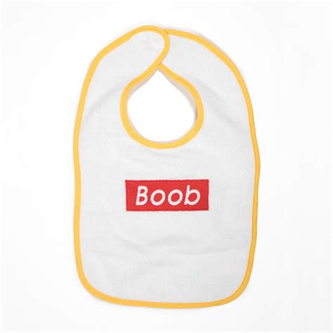 Boob Baby Bib Crewel And Unusual