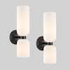 Claxy In Light Black Modern Wall Sconce With Standard Shade De