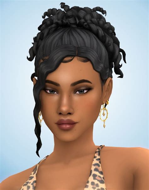 Belinda Hair Aladdin The Simmer In Sims Hair Sims Curly