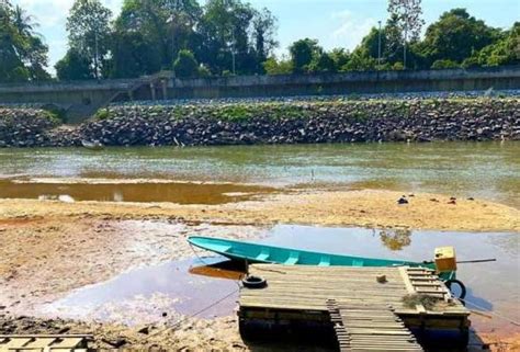 Sungai Golok Mula Kering Polis Kelantan Perketat Kawalan Sempadan
