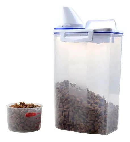 Pote Para Armazenar Ração - Pote Porta Ração Dispenser Armazenar 2,3l | MercadoLivre