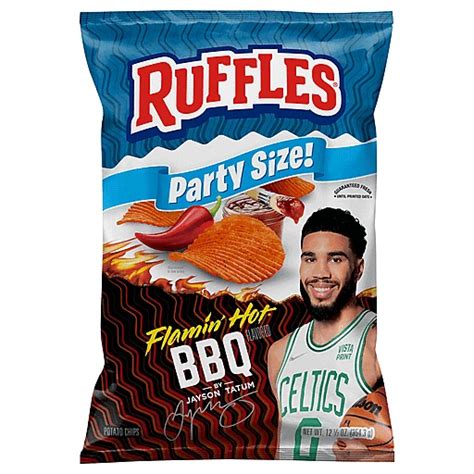 Review Ruffles Flamin Hot Bbq Potato Chips The Impulsive Buy